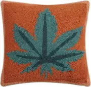 Peking Handicraft 30JBL10C16SQ Mary Jane Hook Pillow, 100% Wool and Cotton