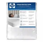 Sealy Stain Protection Waterproof Fitted Toddler Bed and Baby Crib Mattress Pad