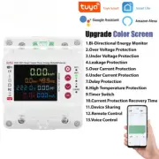 2P 100A Tuya WiFi Smart Energy Power Over Under Voltage Protector Relay
