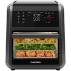 12-Quart 6-in-1 Air Fryer Oven with Digital Timer, Touchscreen, and 12 Preset...
