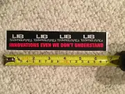 LIB TECH Innovations Even We Don't Understand Vintage Sticker - Lib Technologies