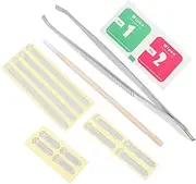 LRXIYODE 1Set Phone Speaker Protector Dustproof Adhesive Sticker Kit for Phones Dense Mesh Stickers with Tweezers Easy to with Various Models