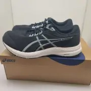 Mens ASICS Gel Contend 8 Running Shoes Black White Size 8 4E Extra Wide