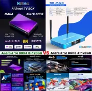2025 AI H96 Max M9⚡Octacore 8G-128G DDR4 8K AV1 os14 vs os12 Superbox S6 Max
