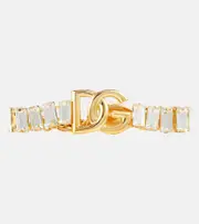 [Dolce & Gabbana] Dolce & Gabbana DG embellished bracelet One Size gold