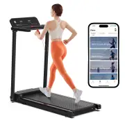 [EU Direct] Bominfit Q30-6 2.5HP 2 in 1 Folding Treadmill - 12km/h Speed | Tablet Cup Holder | LED Display | 120KG Load