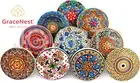 10x Mixed Vintage Ceramic Knobs for Door Cabinet Drawer Cupboard Handles