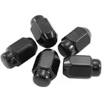 Aeroflow M12 X 1.25mm ACorn Medium Closed Wheel Nuts Black (5) - AF3025-2000