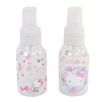 在飛比找Yahoo奇摩購物中心優惠-小禮堂 Hello Kitty 塑膠透明噴霧空瓶 70ml 