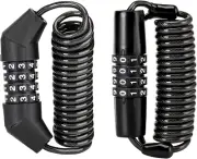 ROCKBROS Motorcycle Helmet Lock, Bike Helmet Lock, 4 Digit Little Cable Lock,...