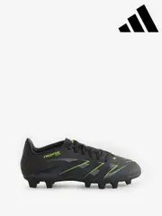 adidas Black/Grey Adult Predator Club Firm Ground Boots (AP8328) | $115