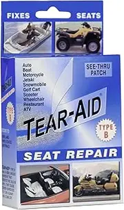 Tear-Aid Repair Type B Vinyl Seat Repair Kit, D-KIT-B02-100, Clear, 1 Pack