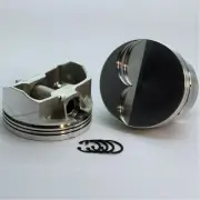 DSS Piston Kit K1-3151-4000; 4.000" Bore -5cc Flat Top for Ford 302 Stroker