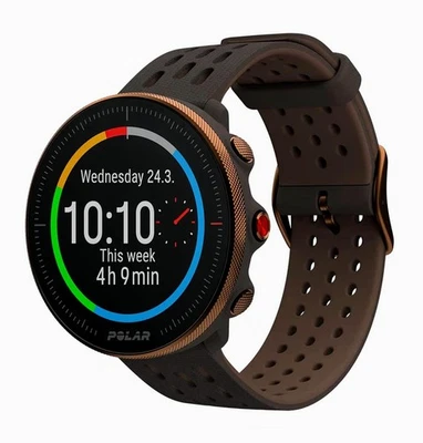 New Polar Vantage M2 GPS Multisport Watch - Copper / Brown