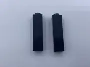 LEGO Parts Lot x (2) Ct ~ Black Brick 1 x 1 x 3 ~ No 14716