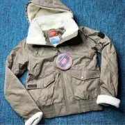 Columbia Beacon Brooke Fleece Lined Zip Up Jacket Light Tan Brown Women's Small