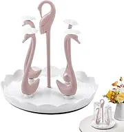 shpuuyy Baby Bottle Drain Rack, Swan Mugs Dryer Holder Feeding Cup Holder,Reusable Baby Bottle Holder Baby Drying Rack Multifunctional Bottle Storage Drying Rack For Bottles,Teats,Cups