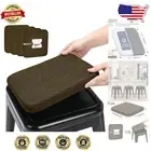 Square Cushions Set of 4 - Breathable Magnetic Bar Stool Pads for Cozy Dining