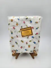 Vintage Floral Full Size Double Fitted Sheet No Iron 50 Polyester 50 Cotton
