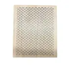 Basketweave Lattice Wood Mount Rubber Stamp 4.5" x 5.75" Background NEW
