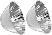 HEATSHAKING Led Flashlight Reflector Cup Spotlight Cover Replacement for Lighting Fixture Reflective Lampshade for Camping High Brightness Design