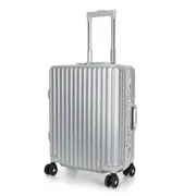Swiss Aluminum Frame Lightweight Luggage Suitcase 20�� �C Hard Case with TSA Lock, 8-Wheel 360�� Spinner