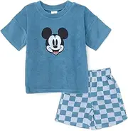 [Disney] Lion King Mickey Mouse Cars T-Shirt and Shorts Outfit Set Toddler to Big Kid Sizes (2T - 10-12)