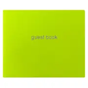 Letts Dazzle Quarto Lined Guest Book Landscape Green Home Office stationery