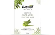 Soothing Aloe Vera Clay Face Mask(100g) 100% Natural-Vegan-Preservatives Free -For all skin types