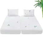 Split King Mattress Protector for Adjustable Bed, Waterproof Mattress Cover P...