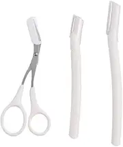 HLLMX 3 PCS Eyebrow Razor Shaper Trimmer Shaver Facial Razor Facial Shaver Premium Facial Razor Facial Face Razor Sensitive Skin for Women and Men by