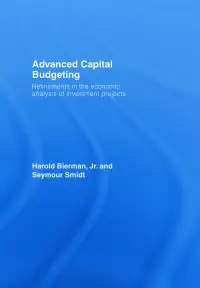 在飛比找博客來優惠-Advanced Capital Budgeting: Re