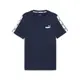 PUMA 短袖上衣 基本系列Tape短袖T恤(M) 男 84738214 藍 現貨
