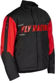 Fly Racing Outpost Jacket (2024) Lg Black/Red 470-5502L