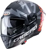 Caberg Drift Evo Storm, full face helmet , color: Matt Black/Grey/Neon-Red , size: XS