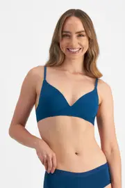 [Bonds] Bonds Women's Invisi Wirefree Bra in Lighthouse Size: 10 D 10 D Lighthouse