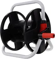 PHENOFICE Hose Reel Water Storage Rack Freestanding Air Hose Reel for Garden Heavy Duty Water Holder Storage Rack Black -144