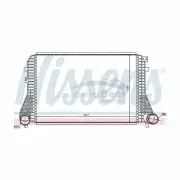 One New Nissens Intercooler Front 96568 1K0145803AF for Audi Volkswagen VW