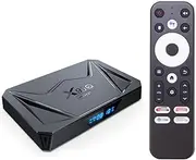 CHROX Android TV Box 14.0, X96QPRO 4GB RAM 64GB ROM H728quad-Core Support 2.4G+5G Dual WiFi BT4.0 3D 8K H.265 USB 3.0 LAN 100M Ethernet TV Box,4gb+32gb