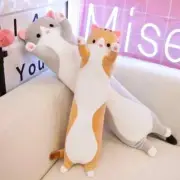 19.5in Cute 50cm Cat Plush Toy Sleeping Cats Leg Doll Appeasing Plushie Gift