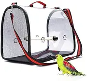 Benzhi Bird Parrot Carrier Travel Carriers Lightweight Pets Birds Travel Cage with Perch