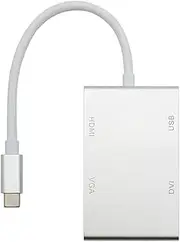 axGear USB-C to HDMI/DVI/VGA External Graphics Video Card Adapter USB 3.0 4K x 2K