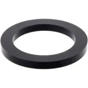 Plymor Black Acrylic Sphere Thin Display Holder Stand, 0.1875" H x 1.75" W