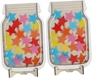 VINTORKY Reward Jar Classroom Stars Jar for Boys and Girls Interactive Learning Behavior Chart Tool