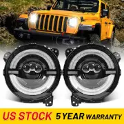9 inch LED Headlights for Jeep Wrangler JL Gladiator 2018 19 2020 2021 2022 2023 (for: Jeep)