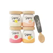 5pc Le Toy Van Wooden Yoghurt Play Food Pack Kids/Children Pretend Play 3y+