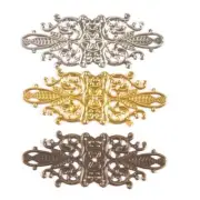 Vintage Filigree Wraps Connectors Necklace Metal Connector Diy Jewelry Findings