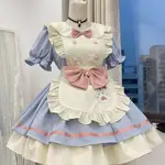 【SARA】女僕裝 COS 可愛 學生 女大佬 連衣裙 蘿莉塔套 LOLITA服 大碼 COSPLAY女裝