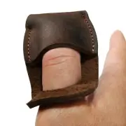 Thumb Guard for Wood Carving & Whittling Leather Finger Protector