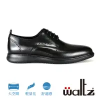 在飛比找momo購物網優惠-【Waltz】上班族首選 超寬楦系列 輕量舒適皮鞋 紳士鞋(